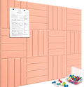 Cork Boards for Walls 48" x 36" Felt Board Alternative, 12 Pack Felt Wall Tiles Bulletin Board, Large Cork Board for Office Pin Board Tack Board Cork Boards