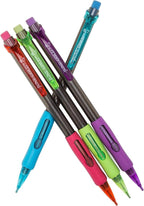 June Gold 72 Mechanical Pencils, 0.7 mm HB #2 Lead, 2 Dispensers/w 220 Graphite Refills & 16 Refill Erasers, Break Resistant Lead, Convenient Side Click & Soft Non-Slip Grip