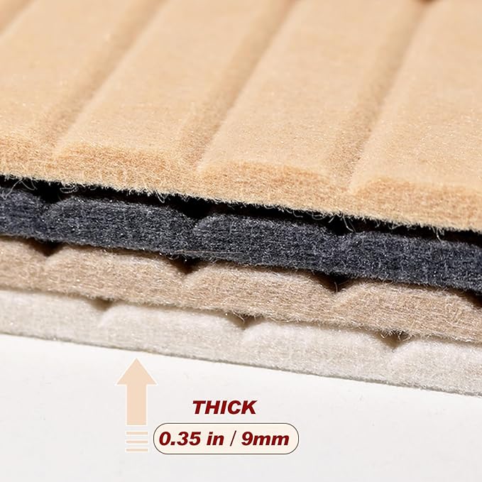 Large Felt Wall Tiles Cork Boards for Office Cubicle, 35"x23.6" Felt Bulletin Board Tiles Pin Board for Walls Home Decor, Noise Reduction Boards Panels for Photos Memos, 6-Pack, Silver Gray