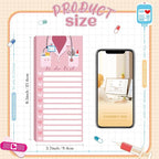 Censen 10 Pack 500 Sheets To Do List Notes Daily Checklist Notepads with 50 Sheets Each Undated Color Memo Pad Block Shopping List Pad Weekly Plan Notepad Organizer Planners(Colorful,Nurse)