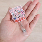 You are Too Sweet Funny Badge Reel | Retractable ID Card Badge Holder | Name Medical Badge Clip for Endocrinology Doctor Nurse RN CNA MA LPN Phlebotomist Diabetes Educator Nutritionist | Nurse Gifts