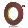 Double Sided Tape Heavy Duty, Waterproof Mounting Foam Tape, 36.5ft Length, 0.4in Width, High Temperature Resistant Adhesive Tape for Car, LED Strip Light, Office Decor, Uses 3M 5108 Raw Material