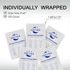 ARCHXX Screen Wipes for Electronics, 240 Count 6"x6" Pre-Moistened Screen Cleaner for Screens, Computer,Laptop,Tablet,Phone,Monitor,Car Screen Cleaner, Lens Wipes Individually Wrapped
