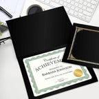 Geographics® 30% Recycled Blank Parchment Certificates, 8 1/2" x 11", Optima Green, Pack of 200