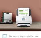 HP ScanJet Pro N4000 snw1 (6FW08A) 40ppm Wi-Fi/USB Color Duplex Scanner with Control Panel for Documents, Photos, Receipts, and Cards. Twain/ISIS Drivers Included