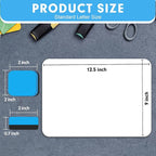 Dry Erase LapBoards, PANDRI 36 Pack Double Sided 12.5 x 9 Inch Whiteboards with 36 Erasers, Dry Erase Boards for Office Students Classroom Teacher Supplies