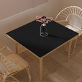 Zinkooat Leather Table Cover,1.8mm Thick,42x42 Inch Table Protector,Table Protector for Dining Room Table,Dining Table Cover,Table Cover Protector,Dining Table Protector Rectangle(Black+Gray,42x42)