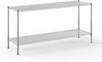 Regal Altair 21" Deep x 72" Wide x 34" Height Wire Shelving Kit | 2-Tier | NSF Commercial Storage Rack Unit