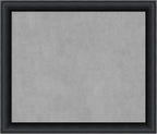 Amanti Art Black Framed Magnetic Board 23x27 Medium Vision Board for use with Magnets, 100% Metal Sheet to Display Items as Office Decor or for Home Organization in mudroom, Kitchen or Kids Room