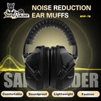 SAFEBUILDER Ear Muffs Noise Reduction SNR 33dB Adjustable Lightweight Safety Earmuffs Sound Proof Noise Cancelling ANSI