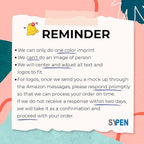 SyPen Personalized Stick Pens With your Custom Logo or Text-500 Pack Bulk-for Businesses, Parties, and Events, Custom Printed Slim Ballpoint Pens with Cap, Red, Black Ink