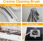 SUOXU Cleaning Brush Grout Scrub Brush,Home Kitchen Bathroom Window Gap Cleaning Tools,4 pcs Hard Bristle Scrubbing Brush,Kitchen Bathroom Tile Toilet Home Essentials Cleaner Household Use