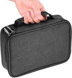 Number-one Large Capacity Pencil Case, 72 Slots Colored Pencil Pouch Bag Portable Pencil Holder Stationery Organizer with Compartments for Office and Travel, Black