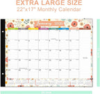 Desk Calendar 2026-2026 Desk Calendar Large 22x17, 18 Mouths From January 2026 to June 2027, 22" x 17" Desk Pad Calendar, Office Supplies Perfect for Organizing and Planning In Office, School or Home
