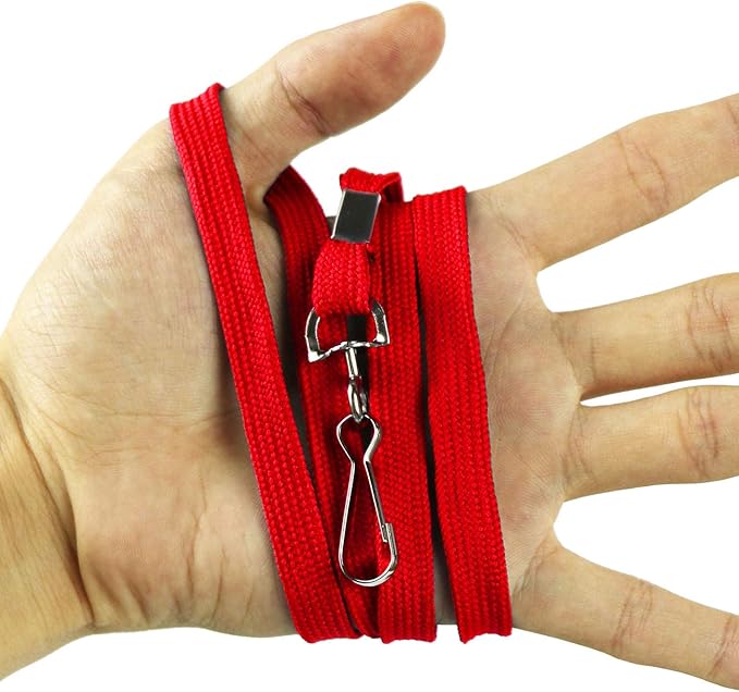 Ollain Badge Lanyards Flat Lanyard Swivel Hooks Durably Neck Bulk lanyards with Clip
