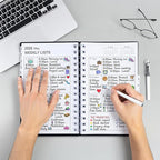 M&G 2026 Planner, Weekly and Monthly Planner Calendar, Jan 2026-Feb 2027 Agenda Book With Monthly Tabs for School Work Home Supplies, A5 8x5
