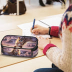 Pardick Pencil Case，Horse 3D Big Capacity Pencil Pouch Coin Pouch Stationery Organizer For Teen School