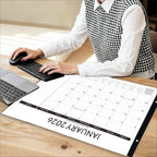 DIBAOLU Large Desk Calendar 2026-2027 22x17 Inches,18 Month,January 2026 to June 2027,Suitable For Home, School Or Office, Monthly Planning Calendar,With Plastic Cover