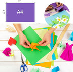 200 Sheets Colored Cardstock 8.5 "x 11", 65LB 180GSM Craft Bulk Construction Paper, 20 Assorted Colors Card Stock Paper for School & Office, Card Making Printer Scrapbook Decorations DIY Crafts