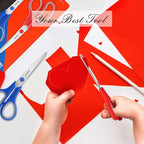 Scissors, iBayam 8" All Purpose Scissors Bulk 3-Pack, Ultra Sharp 2.5mm Thick Blade Shears Comfort-Grip for Office Desk Accessories Sewing Fabric Home Craft School Supplies, Right/Left Handed