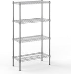 Regal Altair 14" Deep x 30" Wide x 54" Height Wire Shelving Kit | 4-Tier | NSF Commercial Storage Rack Unit