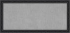Amanti Art Black Framed Magnetic Board 24x52 Oversize Vision Board for use with Magnets, 100% Metal Sheet to Display Items as Office Decor or for Home Organization in mudroom, Kitchen or Kids Room