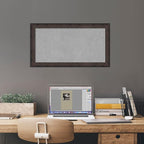 Amanti Art Black Framed Magnetic Board 15x27 Small Vision Board for use with Magnets, 100% Metal Sheet to Display Items as Office Decor or for Home Organization in mudroom, Kitchen or Kids Room