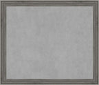 Amanti Art Grey Framed Magnetic Board 23x27 Medium Vision Board for use with Magnets, 100% Metal Sheet to Display Items as Office Decor or for Home Organization in mudroom, Kitchen or Kids Room