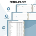 2026 Planner, 8.5" x 11" Weekly and Monthly Planner, January 2026 - December 2026, Agenda Planner with Monthly Tabs, Goal Setting & Time Management Organizer for Women & Men