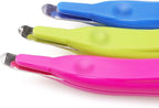 ZZTX 3 PCS Professional Magnetic Staple Remover Puller Staples Remover Staple Removal Tool for School Office Home(Blue, Rose, Green)