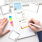 Lovarywow Funny Sticky Notes Gifts - 9 Pack Funny Sticky Notes 3x3 Inch Office Gifts for Coworkers Everything is Fine Post Memo Pads Work Gag Self-Stick Notepads Office Study Supplies 450 Sheets