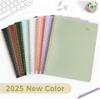 SUNEE 2026 Planner, Weekly and Monthly Calendar Planner 9"x11.2"- 12 Month (January 2026 - December 2026), Linen Cover, Pocket, Bookmark, Notes, Monthly Tab, Beige
