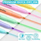 YEGEER Highlighters Bulk, Chisel Tip Dry-Quickly Highlighter Markers, 108 Count-6 Assorted Colors Highlighters Bulk Pack for Adult Kids, Office Classroom Must Have, School Supplies for Teachers