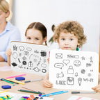 30 Pack Small White Board Dry Erase 5x7 Inch Mini Whiteboard Small Dry Erase Board with Markers Erasers Double Sided Dry Erase Lapboards for Students Teachers School Supplies Meeting Voting (30)
