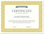 Elite Gold & White Parchment Certificate Papers - Pack of 100, Laser & Inkjet Printer Compatible, For Office, Business Awards, Graduation, School Diplomas, 8-1/2" x 11" on 70 lb Text Stock
