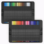 ARTEZA Inkonic Fineliners Pens, Set of 48, 0.4 mm Fine Tip Markers, Water-Based Art Pens for Drawing, Sketching, Journaling, Calligraphy