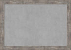 Amanti Art Silver Framed Magnetic Board 19x27 Medium Vision Board for use with Magnets, 100% Metal Sheet to Display Items as Office Decor or for Home Organization in mudroom, Kitchen or Kids Room