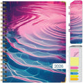 HARDCOVER 2026 Planner, 8.5"x11": 14 Months (November 2025 - December 2026), Daily Weekly Monthly Planner, Yearly Agenda, Bookmark, Pocket Folder and Sticky Note Set (Summer Bliss)