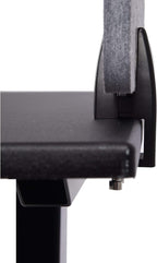 ReFocus™ Raw Clamp-On Acoustic Desk Divider – Reduce Noise and Visual Distractions with This Lightweight Desk Mounted Privacy Panel (Castle Gray, 47.25" x 16", 23.6" x 16", & 23.6" x 16")
