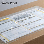 RyhamPaper Packing List Envelopes, Clear 7.5" x 5.5" Self Adhesive Shipping Labels Envelope Pouches (800 Pack)