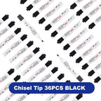 Comix Low Odor Dry Erase Markers Black, 36 Bulk Black Color Whiteboard Markers, Chisel Tip Thick Markers for Classroom, Teachers, Office, School Supplies