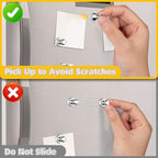 VNDUEEY 90 Pack Fridge Magnets Whiteboard Magnets Refrigerator Magnet, Small and Strong Magnet for Locker, Dry Erase Board, Home, Office, Classroom, Kitchen