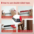 Double Sided Tape Heavy Duty Mounting Tape 1 in x 15.4 ft, Made of 3M VHB 5952 Adhesive Waterproof Foam Tape for Automotive Trim, LED Strip Light, Garage,Home/Office Decor,Indoor & Outdoor