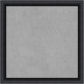Amanti Art Black Framed Magnetic Board 27x27 Medium Vision Board for use with Magnets, 100% Metal Sheet to Display Items as Office Decor or for Home Organization in mudroom, Kitchen or Kids Room