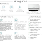 HP ScanJet Pro N4000 snw1 (6FW08A) 40ppm Wi-Fi/USB Color Duplex Scanner with Control Panel for Documents, Photos, Receipts, and Cards. Twain/ISIS Drivers Included