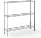Regal Altair 14" Deep x 54" Wide x 54" Height Wire Shelving Kit | 3-Tier | NSF Commercial Storage Rack Unit