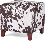 Edeco Ottoman with Square Cube Design, 16 Inch Footstools and Ottomans Small, Large Load Capacity, Square Foot Rest Ottoman for Living Room