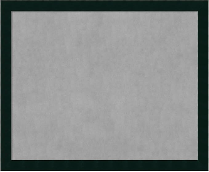Amanti Art Black Framed Magnetic Board 36x44 X-Large Vision Board for use with Magnets, 100% Metal Sheet to Display Items as Office Decor or for Home Organization in mudroom, Kitchen or Kids Room