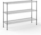 Regal Altair 14" Deep x 48" Wide x 34" Height Wire Shelving Kit | 3-Tier | NSF Commercial Storage Rack Unit