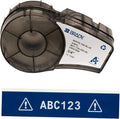 Brady Authentic (M21-750-595-BL) All-Weather Vinyl Label for Indoor/Outdoor ID, Lab and Equipment Labeling, White on Blue- For M210, M210-LAB, M211, BMP21-PLUS and BMP21-LAB Printers, .75" W, 21' L